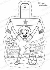 Marokko – Fensterdeko – Basteln – Ausmalbild – Ausschneiden – 15 Vorlagen – Materialseite 13