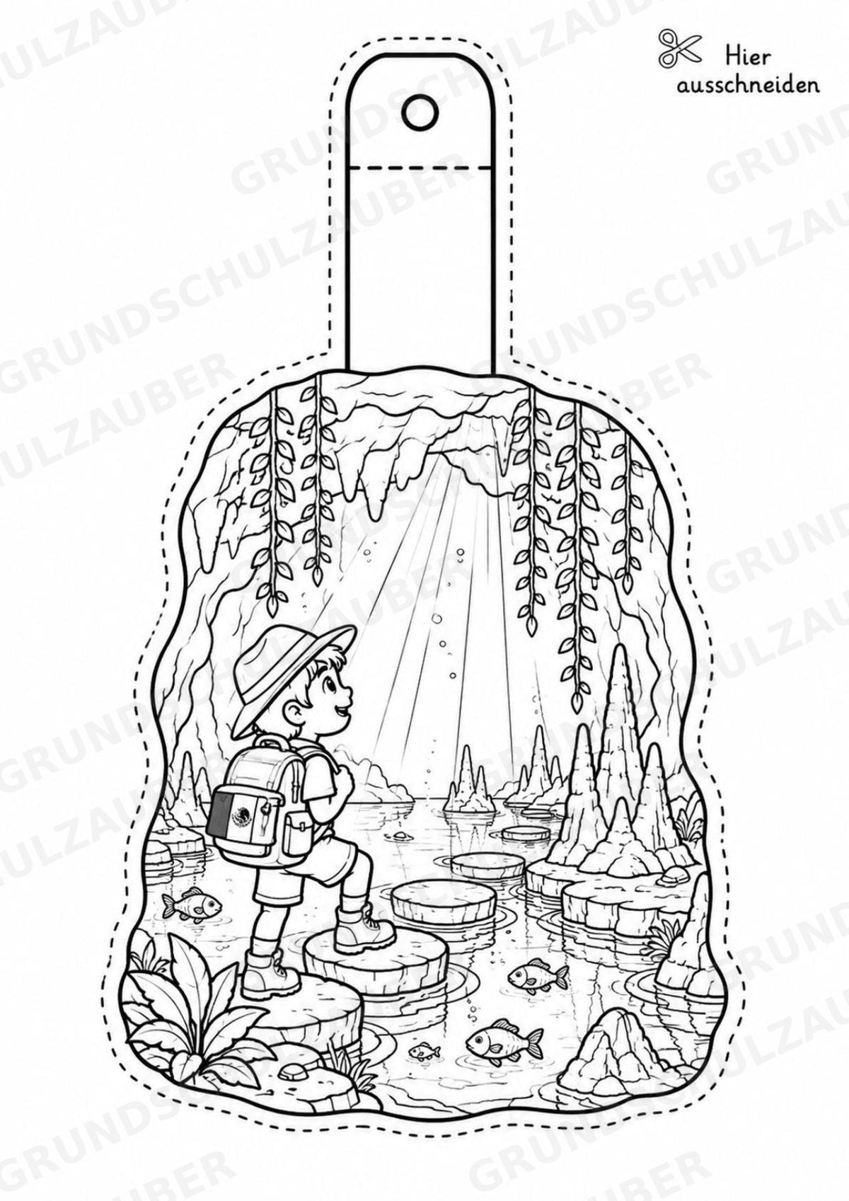 Mexiko – Fensterdeko – Basteln – Ausmalbild – Ausschneiden – 15 Vorlagen – Materialseite 12