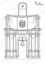 Moldawien – Fensterdeko – Basteln – Ausmalbild – Ausschneiden – 15 Vorlagen – Materialseite 3