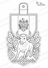 Moldawien – Fensterdeko – Basteln – Ausmalbild – Ausschneiden – 15 Vorlagen – Materialseite 8