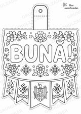Moldawien – Fensterdeko – Basteln – Ausmalbild – Ausschneiden – 15 Vorlagen – Materialseite 16
