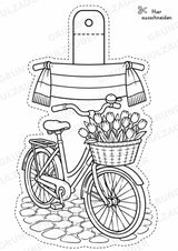 Niederlande – Fensterdeko – Basteln – Ausmalbild – Ausschneiden – 15 Vorlagen – Materialseite 8
