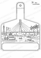 Nigeria – Fensterdeko – Basteln – Ausmalbild – Ausschneiden – 15 Vorlagen – Materialseite 5