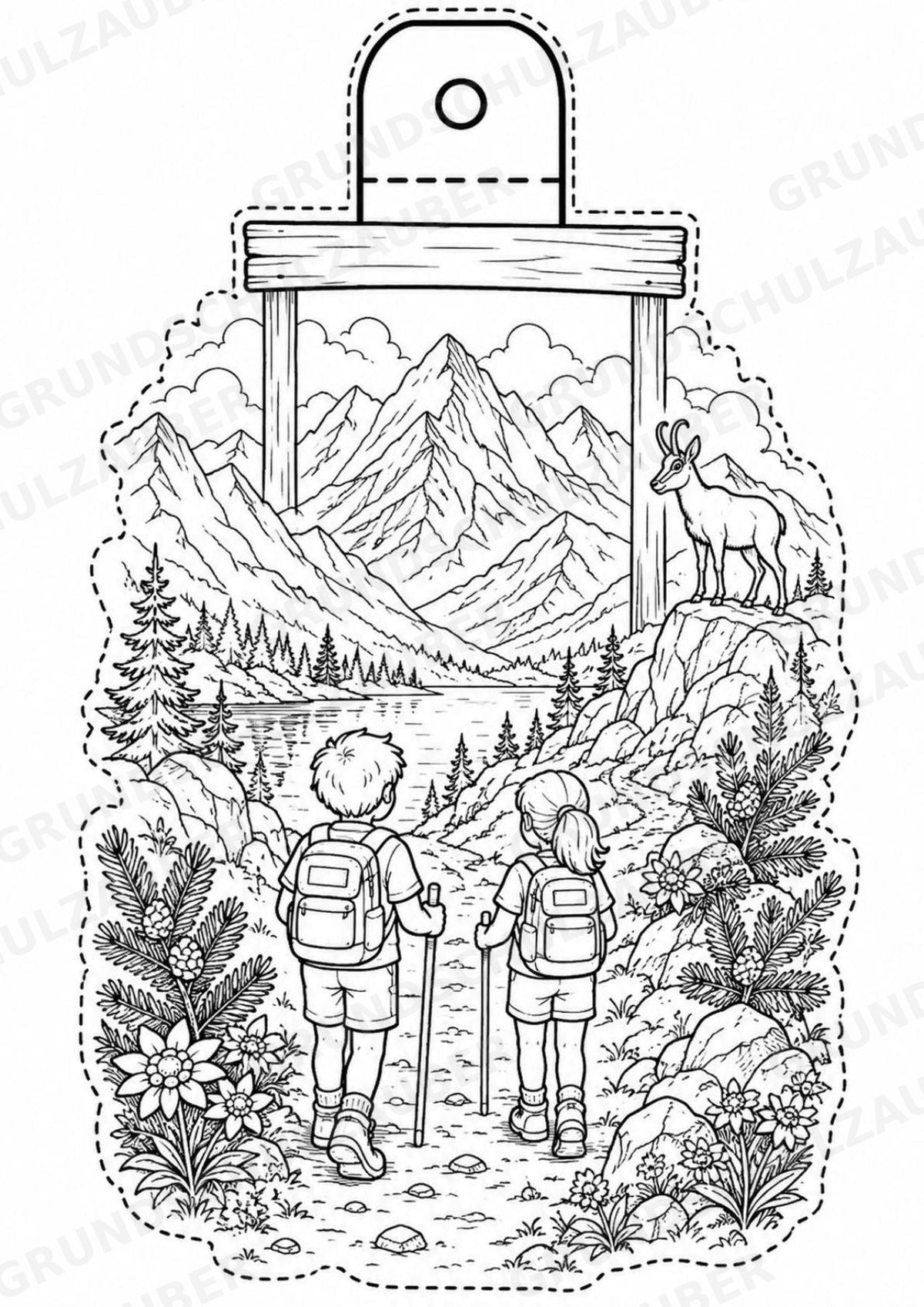 Polen – Fensterdeko – Basteln – Ausmalbild – Ausschneiden – 15 Vorlagen – Materialseite 9