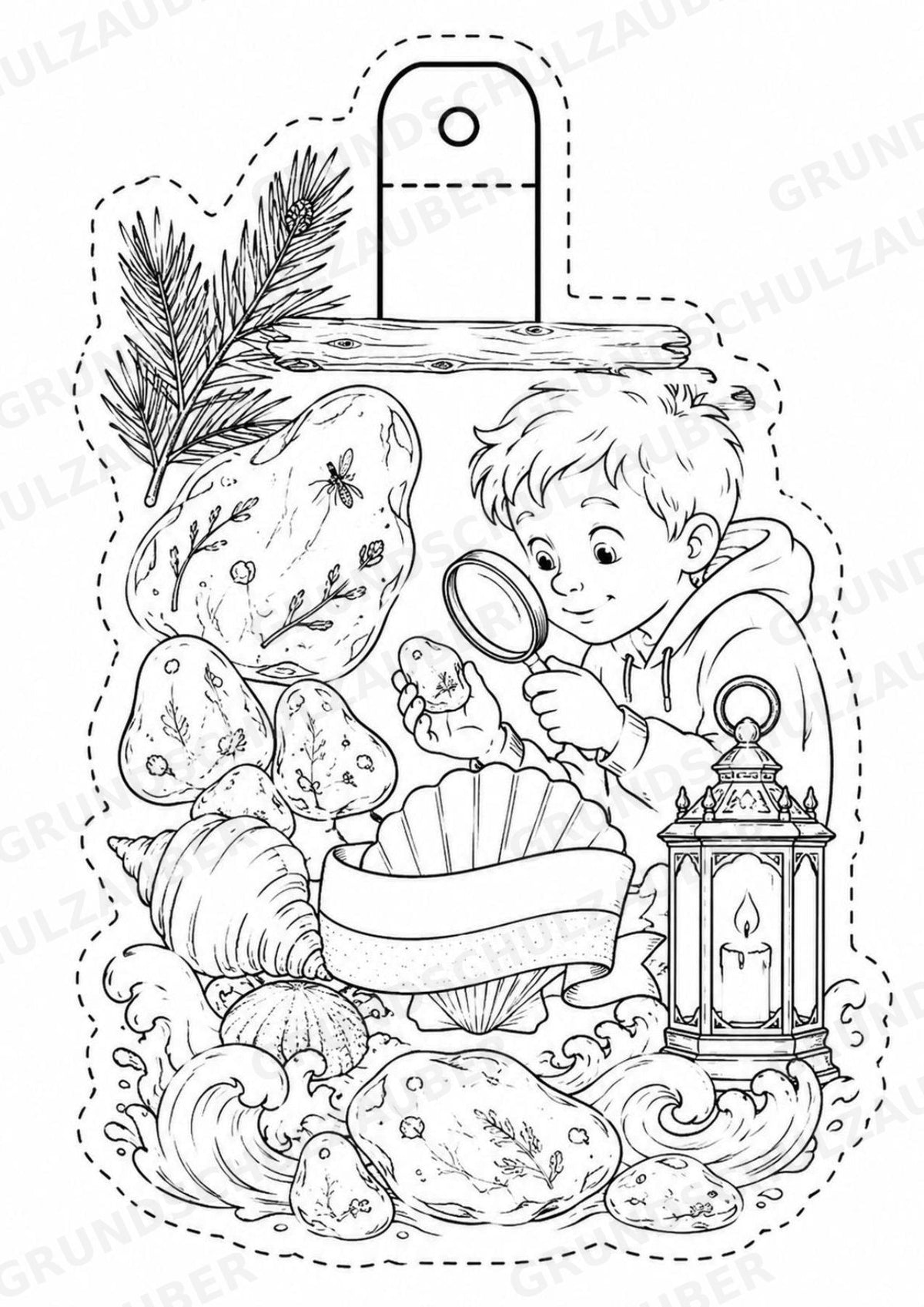 Polen – Fensterdeko – Basteln – Ausmalbild – Ausschneiden – 15 Vorlagen – Materialseite 14