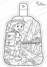 Taiwan – Fensterdeko – Basteln – Ausmalbild – Ausschneiden – 15 Vorlagen – Materialseite 9