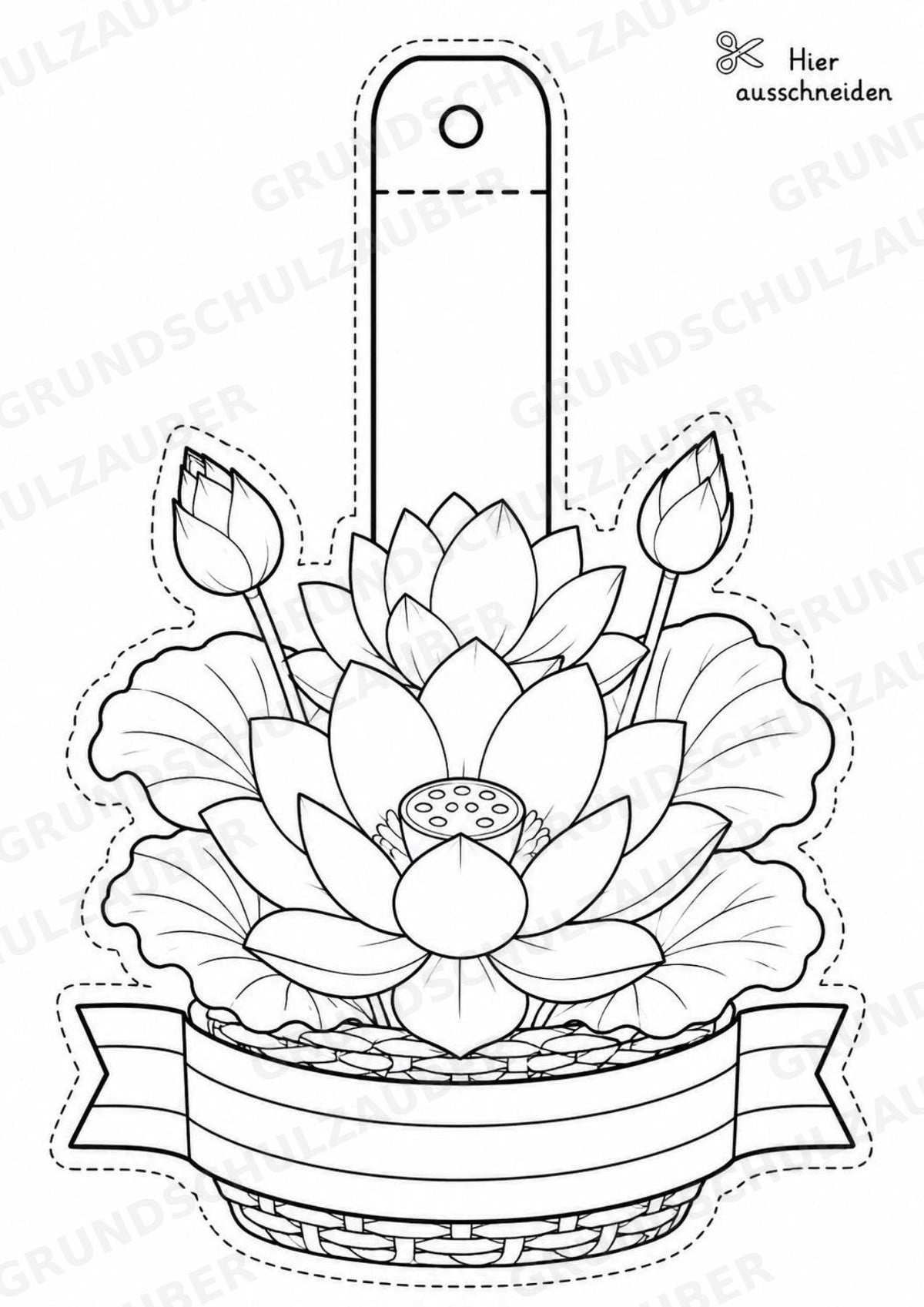 Thailand – Fensterdeko – Basteln – Ausmalbild – Ausschneiden – 15 Vorlagen – Materialseite 6