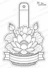 Thailand – Fensterdeko – Basteln – Ausmalbild – Ausschneiden – 15 Vorlagen – Materialseite 6