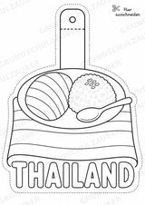Thailand – Fensterdeko – Basteln – Ausmalbild – Ausschneiden – 15 Vorlagen – Materialseite 12