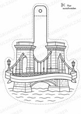 Ungarn – Fensterdeko – Basteln – Ausmalbild – Ausschneiden – 15 Vorlagen – Materialseite 4