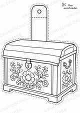 Ungarn – Fensterdeko – Basteln – Ausmalbild – Ausschneiden – 15 Vorlagen – Materialseite 12