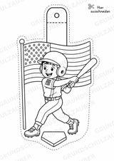 USA – Fensterdeko – Basteln – Ausmalbild – Ausschneiden – 15 Vorlagen – Materialseite 7