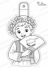 Zypern – Fensterdeko – Basteln – Ausmalbild – Ausschneiden – 15 Vorlagen – Materialseite 2