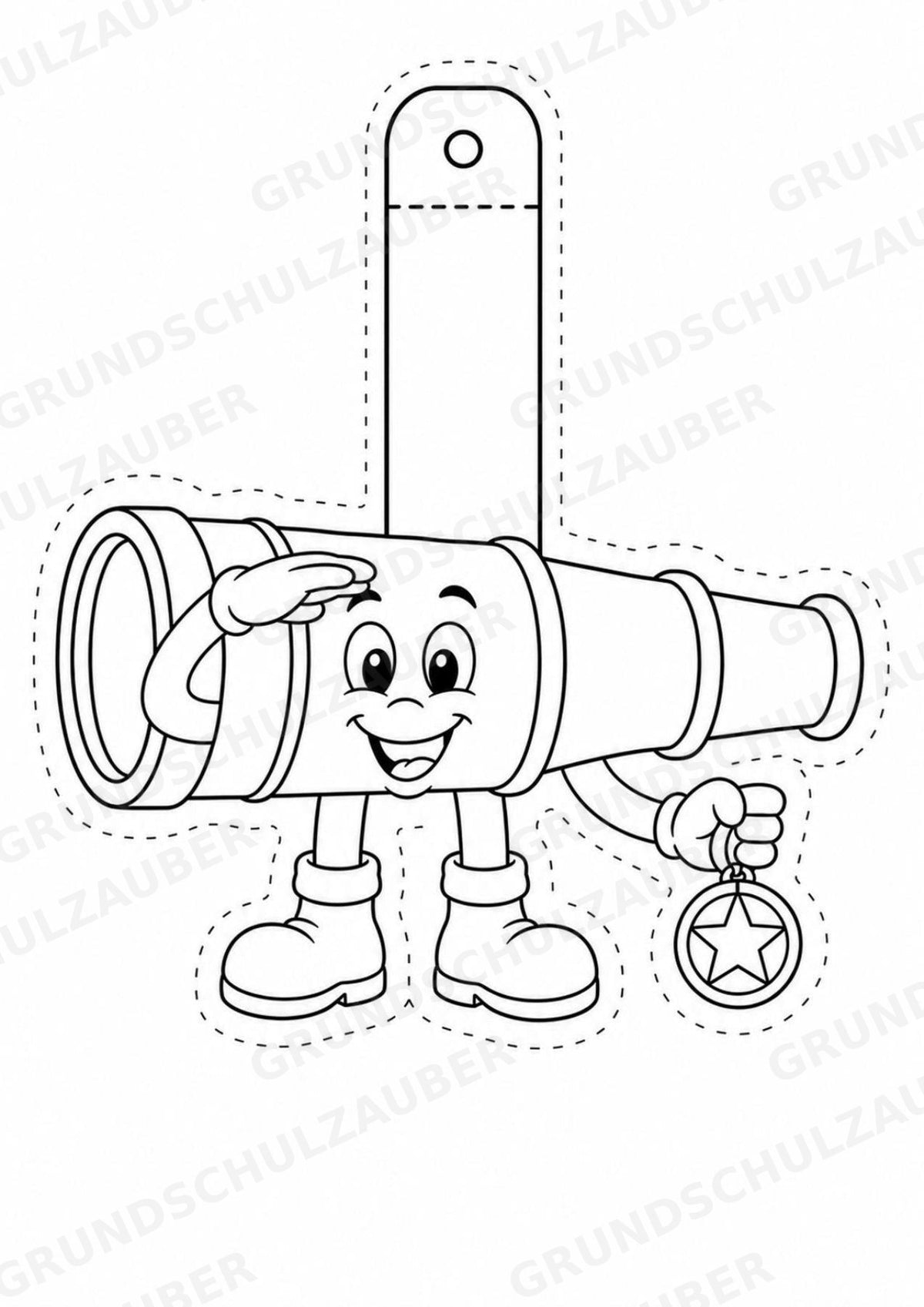 Piraten – Fensterdeko – Basteln – Ausmalbild – Ausschneiden – 15 Vorlagen – Materialseite 12