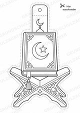 Ramadan – Fensterdeko – Basteln – Ausmalbild – Ausschneiden – 15 Vorlagen – Materialseite 12