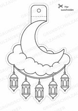 Ramadan – Fensterdeko – Basteln – Ausmalbild – Ausschneiden – 15 Vorlagen – Materialseite 15