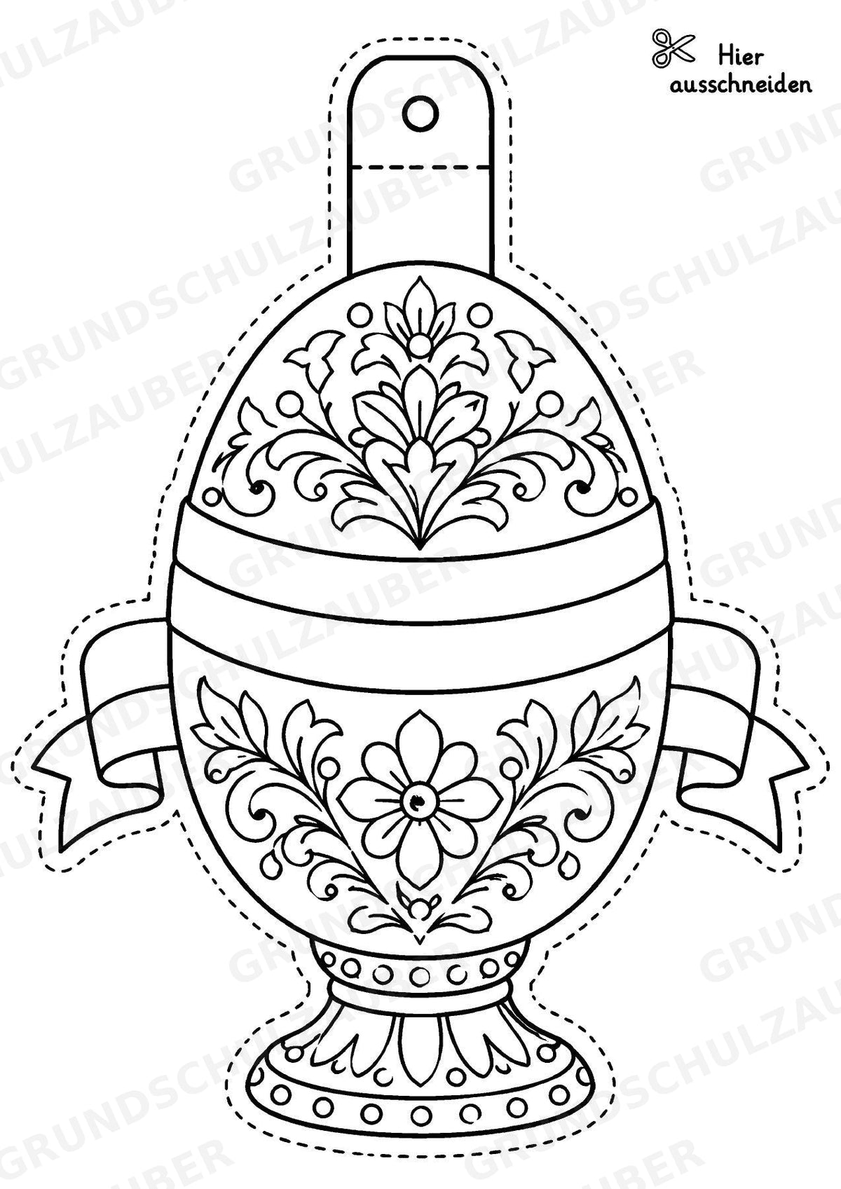 Russland – Fensterdeko – Basteln – Ausmalbild – Ausschneiden – 15 Vorlagen – Materialseite 16