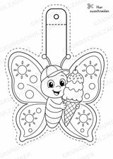 Schmetterling – Fensterdeko – Basteln – Ausmalbild – Ausschneiden – 15 Vorlagen – Materialseite 13