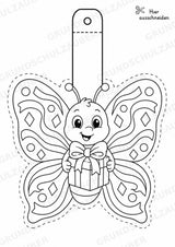 Schmetterling – Fensterdeko – Basteln – Ausmalbild – Ausschneiden – 15 Vorlagen – Materialseite 15