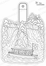 Schweiz – Fensterdeko – Basteln – Ausmalbild – Ausschneiden – 15 Vorlagen – Materialseite 10