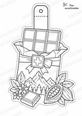 Schweiz – Fensterdeko – Basteln – Ausmalbild – Ausschneiden – 15 Vorlagen – Materialseite 13
