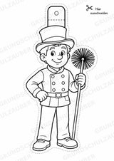 Silvester – Fensterdeko – Basteln – Ausmalbild – Ausschneiden – 15 Vorlagen – Materialseite 9