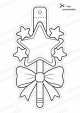 Silvester – Fensterdeko – Basteln – Ausmalbild – Ausschneiden – 15 Vorlagen – Materialseite 15