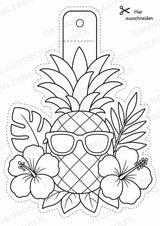 Sommer – Fensterdeko – Basteln – Ausmalbild – Ausschneiden – 15 Vorlagen – Materialseite 11