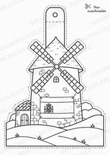 Spanien – Fensterdeko – Basteln – Ausmalbild – Ausschneiden – 15 Vorlagen – Materialseite 8