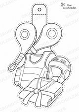 Taekwondo – Fensterdeko – Basteln – Ausmalbild – Ausschneiden – 15 Vorlagen – Materialseite 15