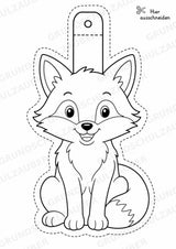 Tiere – Fensterdeko – Basteln – Ausmalbild – Ausschneiden – 15 Vorlagen – Materialseite 8