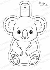Tiere – Fensterdeko – Basteln – Ausmalbild – Ausschneiden – 15 Vorlagen – Materialseite 14