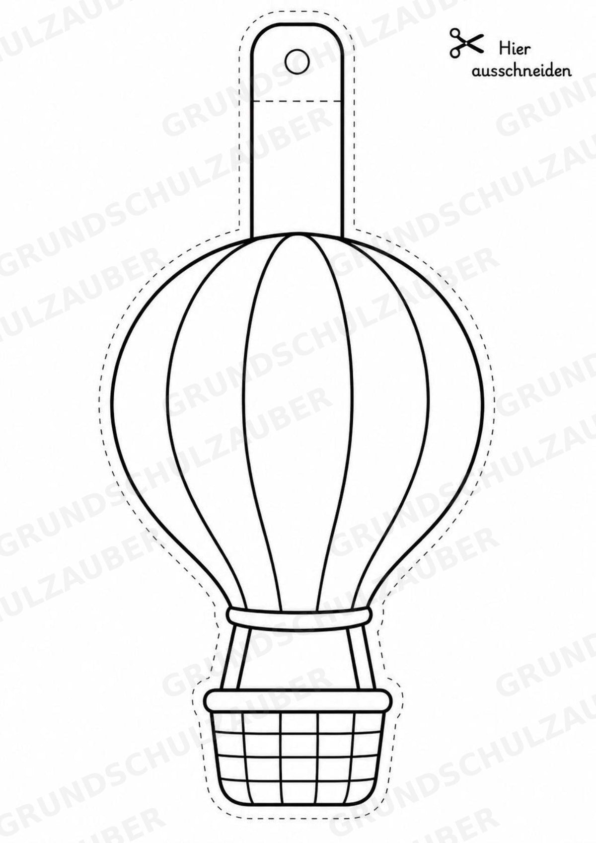 Transportmittel – Fensterdeko – Basteln – Ausmalbild – Ausschneiden – 15 Vorlagen – Materialseite 14