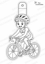 Triathlon – Fensterdeko – Basteln – Ausmalbild – Ausschneiden – 15 Vorlagen – Materialseite 6