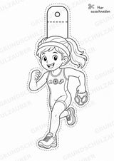 Triathlon – Fensterdeko – Basteln – Ausmalbild – Ausschneiden – 15 Vorlagen – Materialseite 7