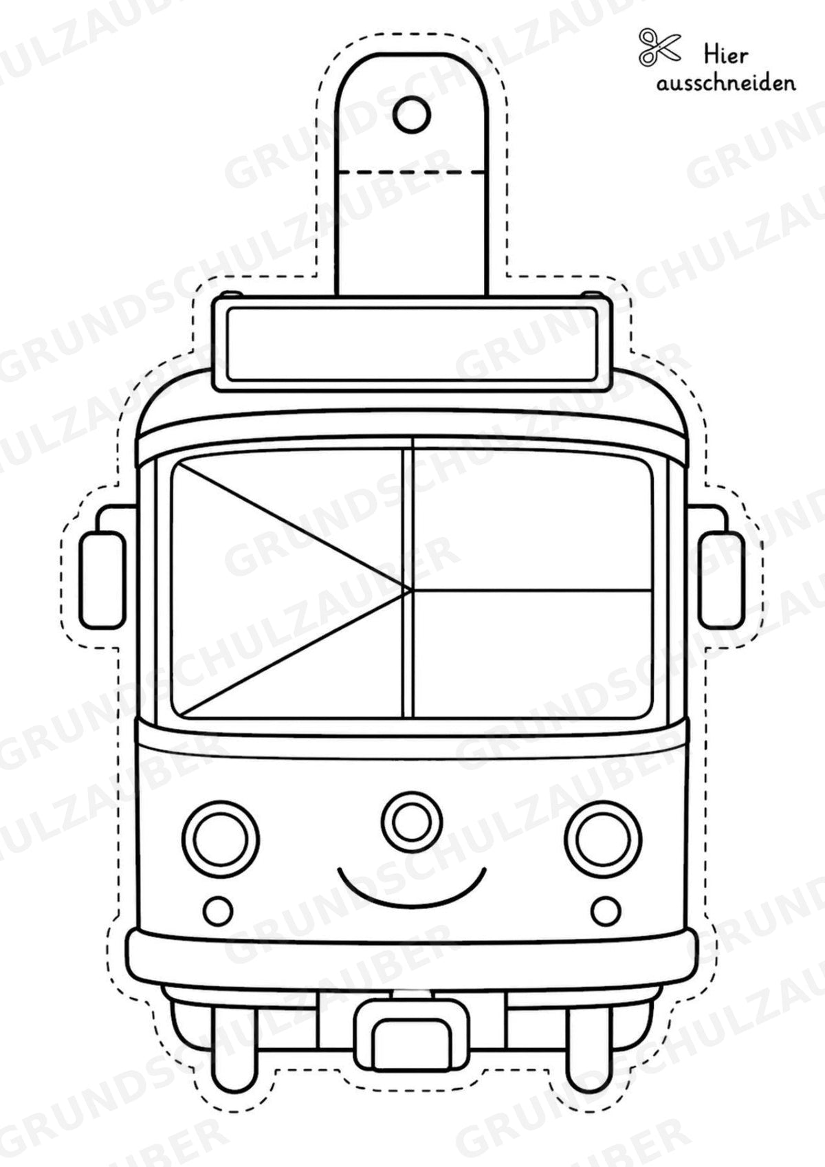 Tschechien – Fensterdeko – Basteln – Ausmalbild – Ausschneiden – 15 Vorlagen – Materialseite 8