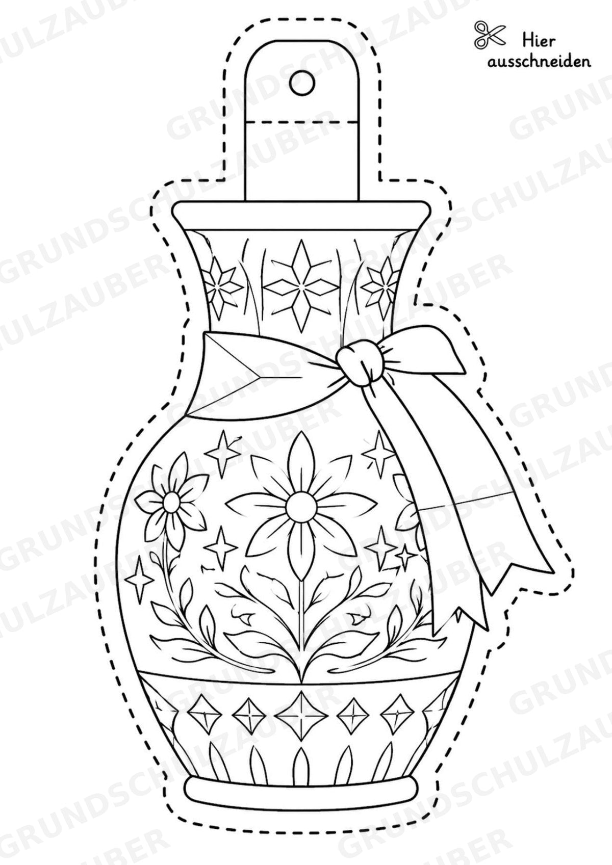 Tschechien – Fensterdeko – Basteln – Ausmalbild – Ausschneiden – 15 Vorlagen – Materialseite 9