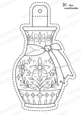Tschechien – Fensterdeko – Basteln – Ausmalbild – Ausschneiden – 15 Vorlagen – Materialseite 9