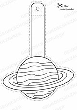 Universum – Fensterdeko – Basteln – Ausmalbild – Ausschneiden – 15 Vorlagen – Materialseite 4