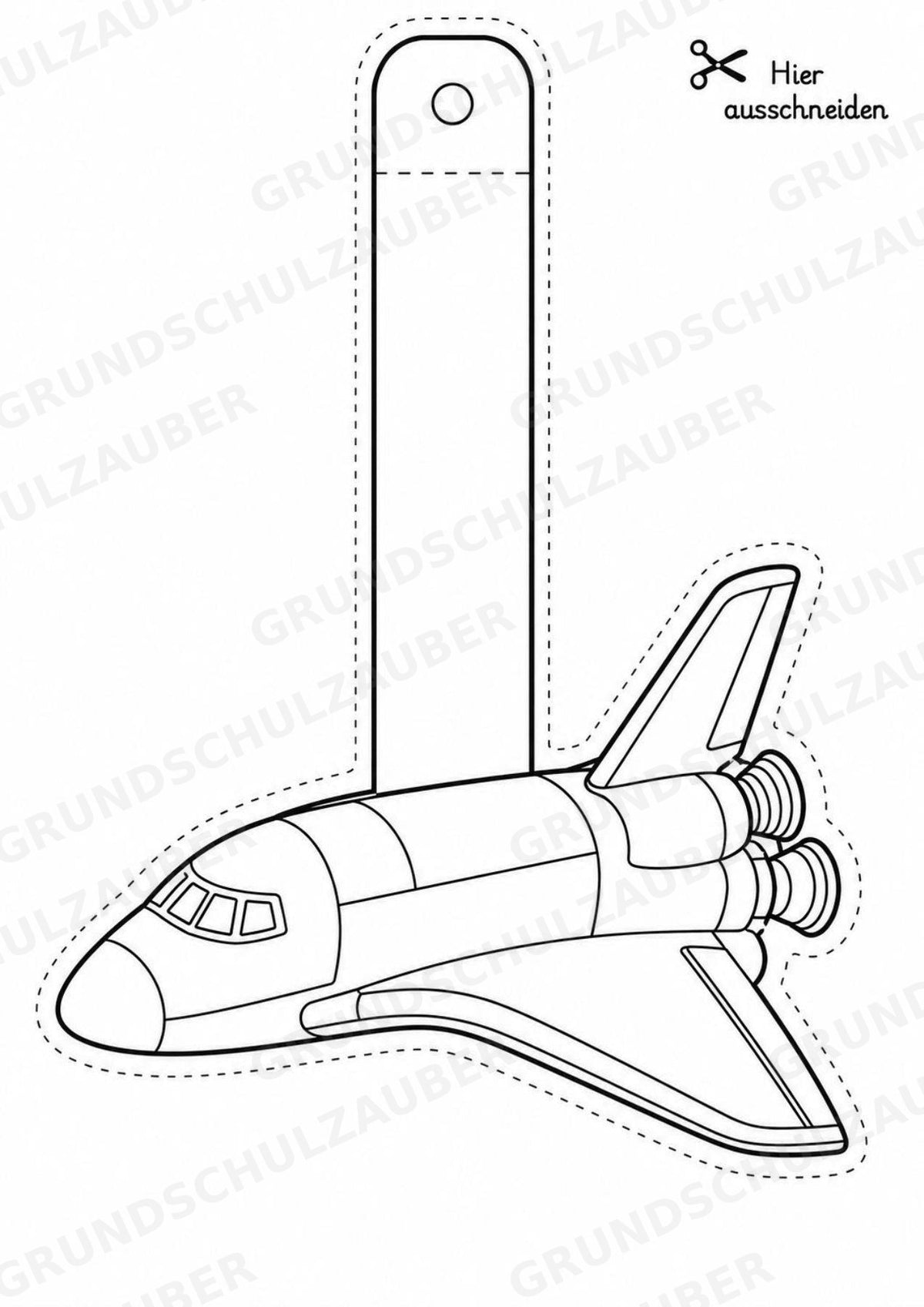 Universum – Fensterdeko – Basteln – Ausmalbild – Ausschneiden – 15 Vorlagen – Materialseite 7