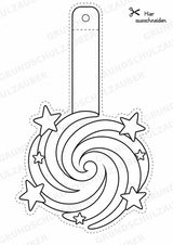 Universum – Fensterdeko – Basteln – Ausmalbild – Ausschneiden – 15 Vorlagen – Materialseite 13