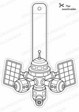 Universum – Fensterdeko – Basteln – Ausmalbild – Ausschneiden – 15 Vorlagen – Materialseite 16