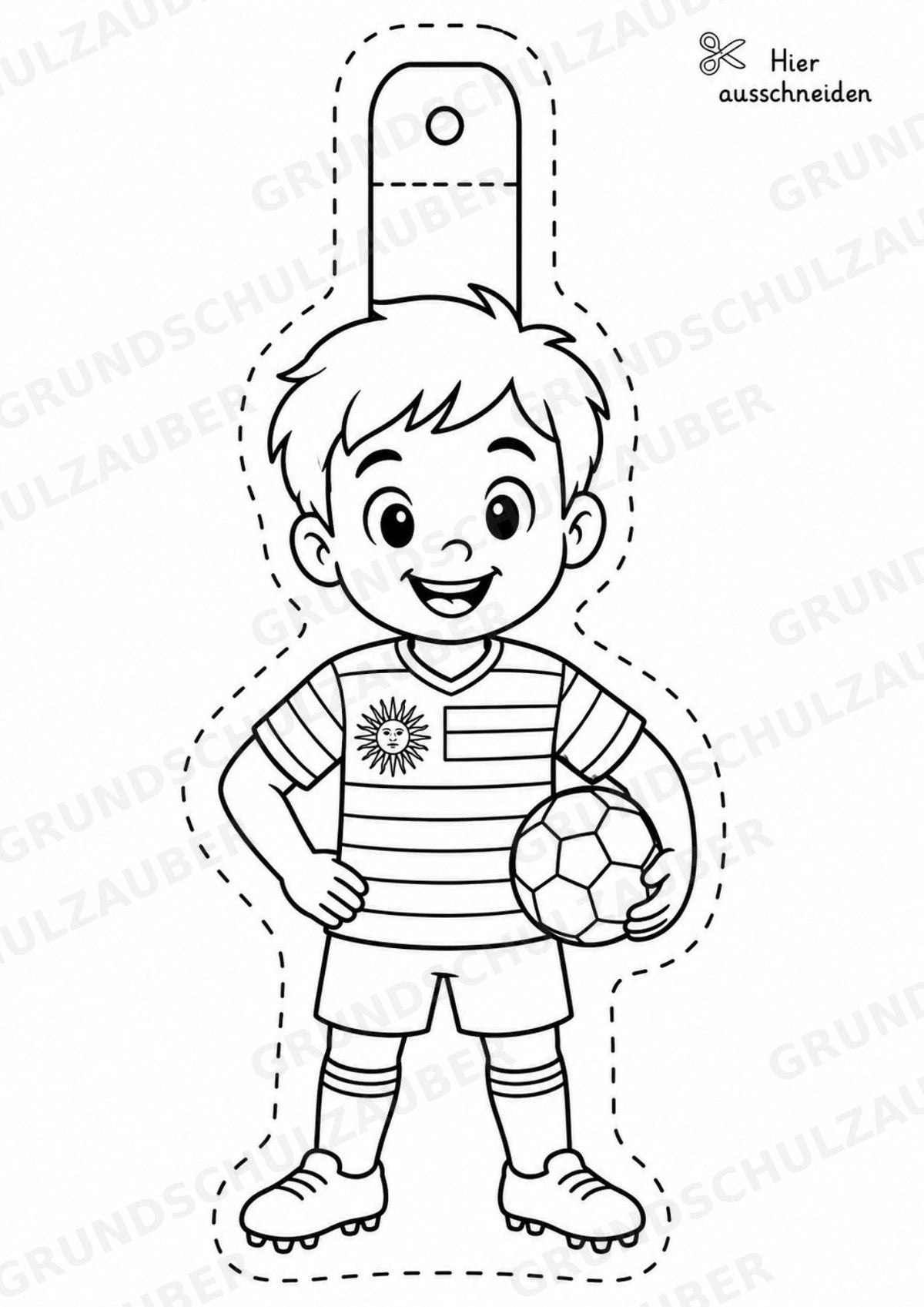 Uruguay – Fensterdeko – Basteln – Ausmalbild – Ausschneiden – 15 Vorlagen – Materialseite 6