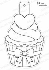 Valentinstag – Fensterdeko – Basteln – Ausmalbild – Ausschneiden – 15 Vorlagen – Materialseite 7
