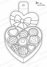 Valentinstag – Fensterdeko – Basteln – Ausmalbild – Ausschneiden – 15 Vorlagen – Materialseite 13