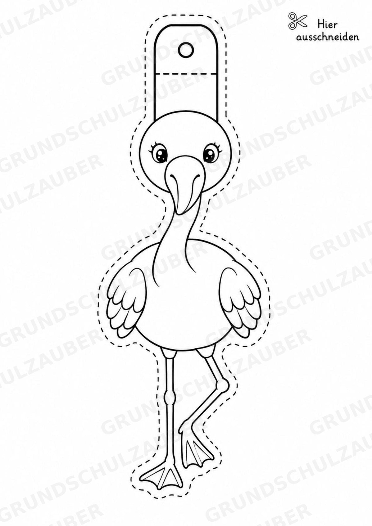 Vogel – Fensterdeko – Basteln – Ausmalbild – Ausschneiden – 15 Vorlagen – Materialseite 6