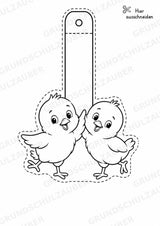 Vogel – Fensterdeko – Basteln – Ausmalbild – Ausschneiden – 15 Vorlagen – Materialseite 16