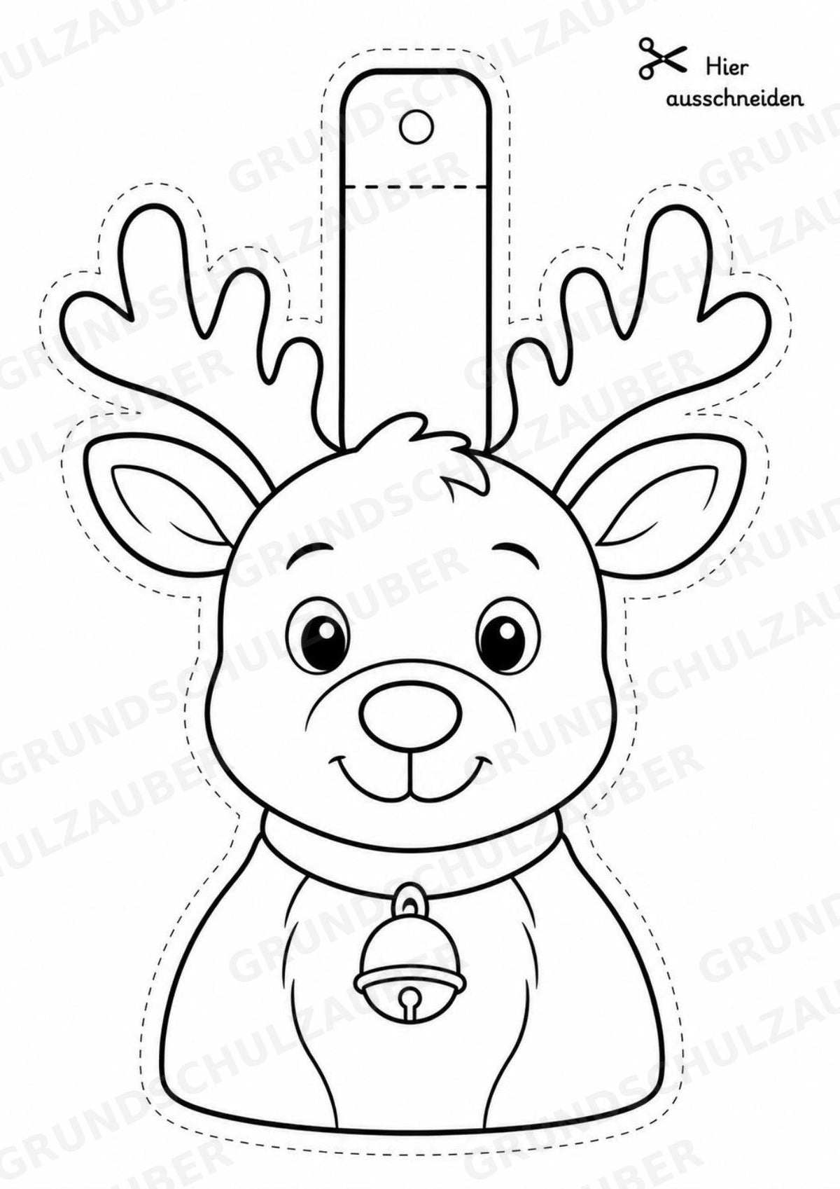 Weihnachten – Fensterdeko – Basteln – Ausmalbild – Ausschneiden – 15 Vorlagen – Materialseite 5