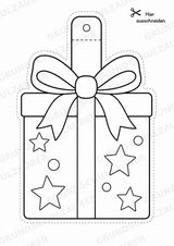 Weihnachten – Fensterdeko – Basteln – Ausmalbild – Ausschneiden – 15 Vorlagen – Materialseite 7