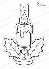 Weihnachten – Fensterdeko – Basteln – Ausmalbild – Ausschneiden – 15 Vorlagen – Materialseite 10